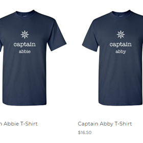 Real Original Content: Buy Captain T Shirt with Name